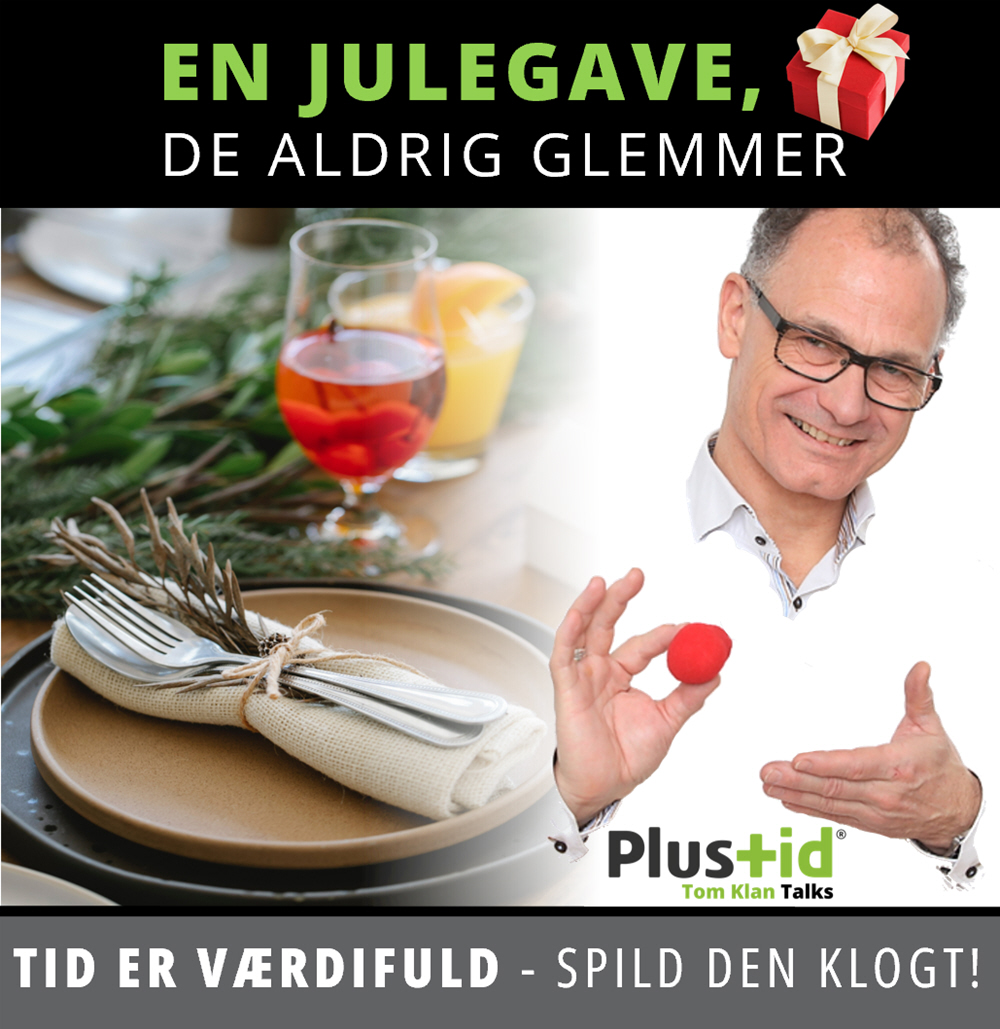 tomklantalks, plustid-foredrag, indlæg, tids-trylleri